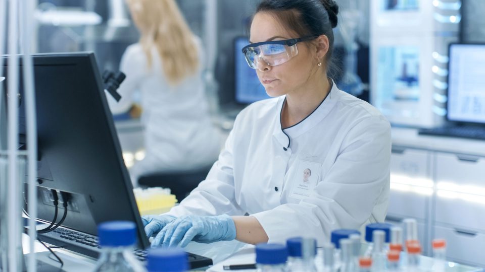 Female Lab worker